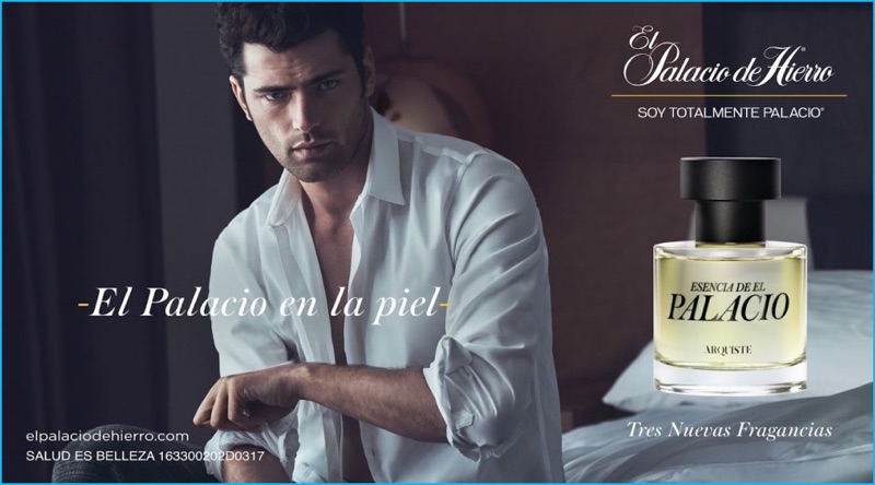 Sean O'Pry fronts the fragrance campaign of Esencia de El Palacio.