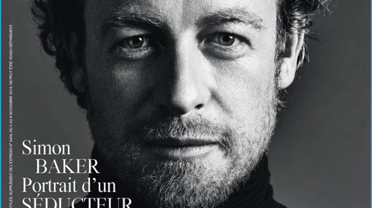 Simon Baker 2016 Cover LExpress Styles