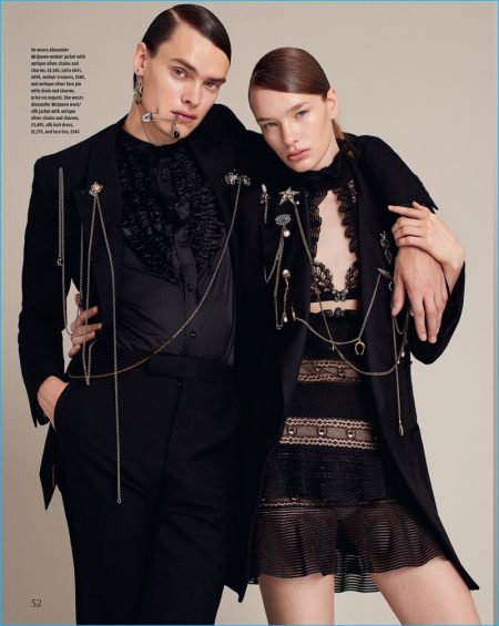 Double Vision: Simon Kuzmickas & Charlotte Kay Wear His 'n' Her Fashions for How to Spend It