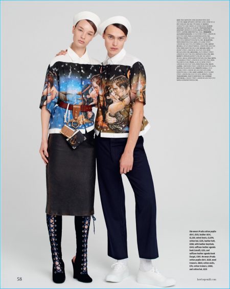 Double Vision: Simon Kuzmickas & Charlotte Kay Wear His 'n' Her Fashions for How to Spend It