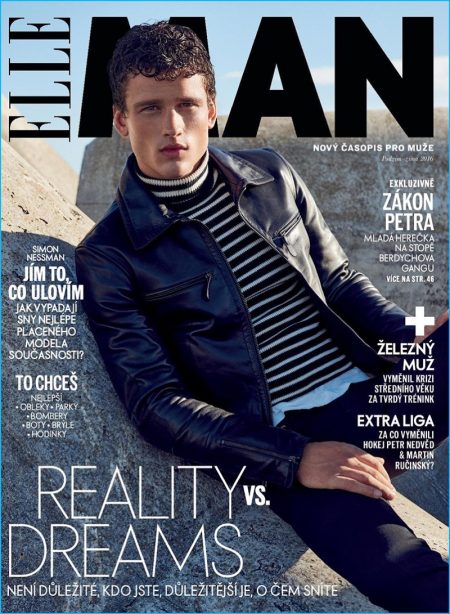 Simon Nessman Covers Elle Man Czech, Heads to the Beach – The Fashionisto