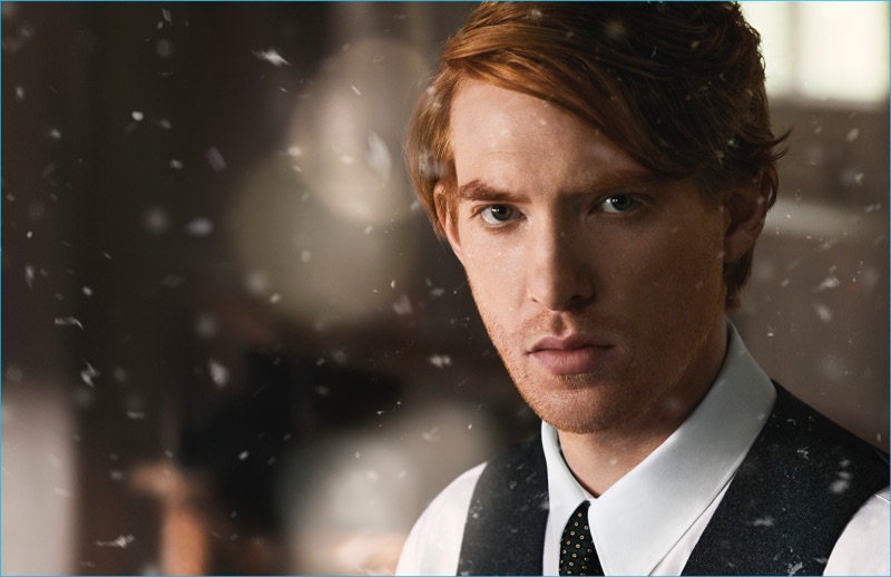 Domhnall Gleeson steps into the role of Thomas Burberry for the English fashion house's striking new film.