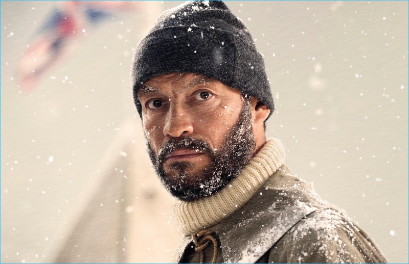 Actor Dominic West connects with Burberry, playing polar explorer, Ernest Shackleton.