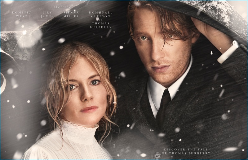 Sienna Miller and Domhnall Gleeson star in Burberry's new campaign, The Tale of Thomas Burberry. » Burberry Celebrates the Holidays with The Tale of Thomas Burberry Sienna Miller and Domhnall Gleeson star in Burberry's new campaign, The Tale of Thomas Burberry.