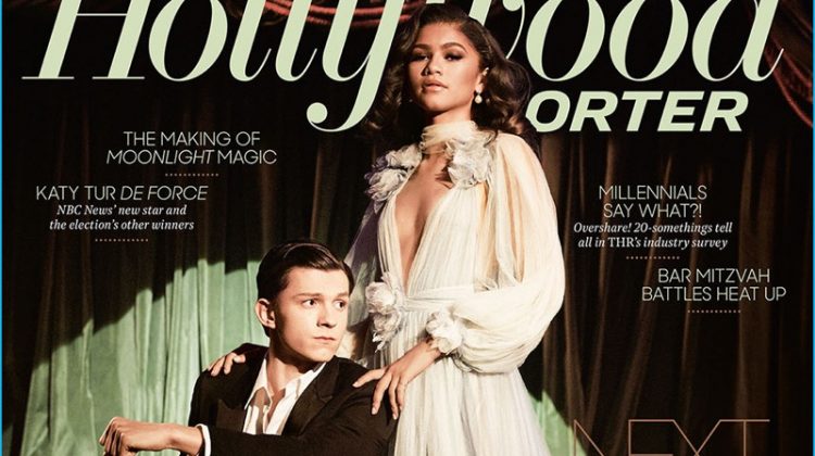 Tom Holland & Zendaya Channel Old Glamour for The Hollywood Reporter