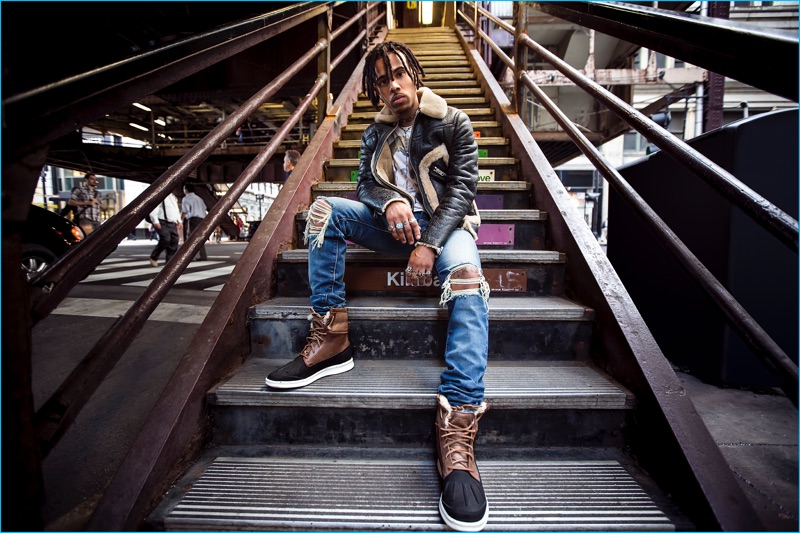 Vic Mensa wears UGG's Hannen TL boots for the brand's new campaign.