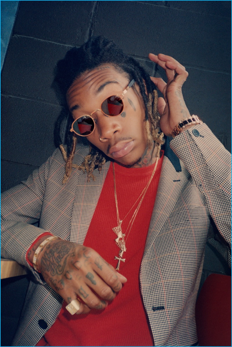 Recording Artist Wiz Khalifa for Rag & Bone Men's Photo Project