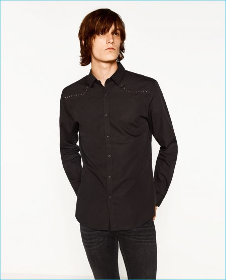 Zara man western shirt