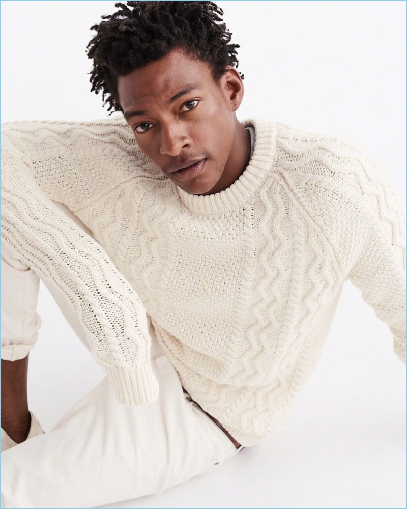 Abercrombie Fitch Cable Knit Sweater