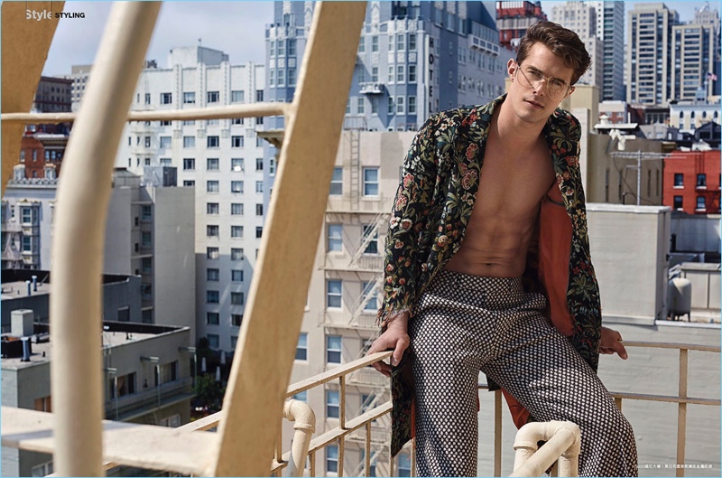 Alex Prange makes a dandy statement in Gucci for Esquire Hong Kong.