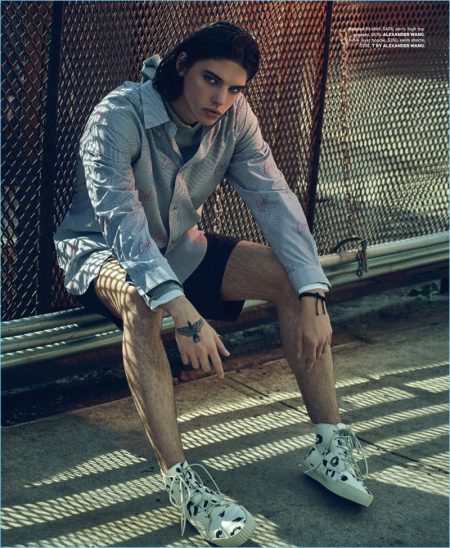 Alexander Wang 2016 Essential Homme Cover Photo Shoot 004