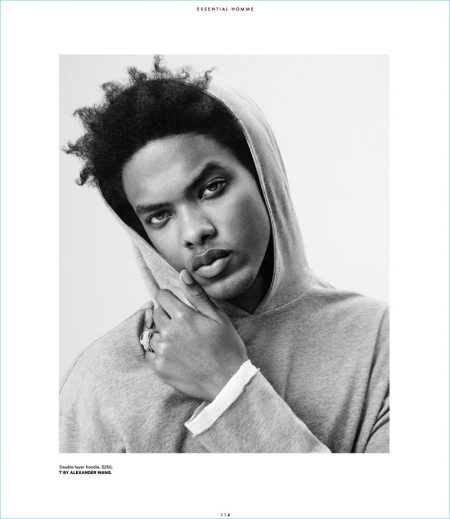 Alexander Wang 2016 Essential Homme Cover Photo Shoot 008