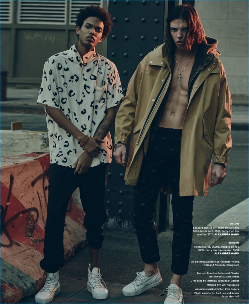 Alexander Wang 2016 Essential Homme Cover Photo Shoot 009