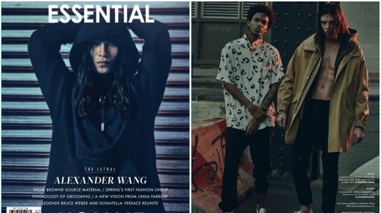 Alexander Wang 2016 Essential Homme Cover Story