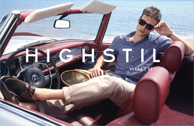Yossi Michaeli  photographs Alexandre Cunha on a relaxed day for Highstil's spring-summer 2017 campaign.