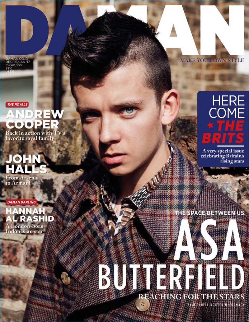 Asa Butterfield 2016 Da Man Cover