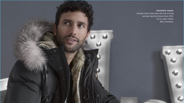Zero Chill: Noah Mills Checks Into Winter with Bloomingdale’s