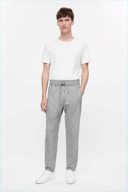 COS Raw Cut Wool Trousers