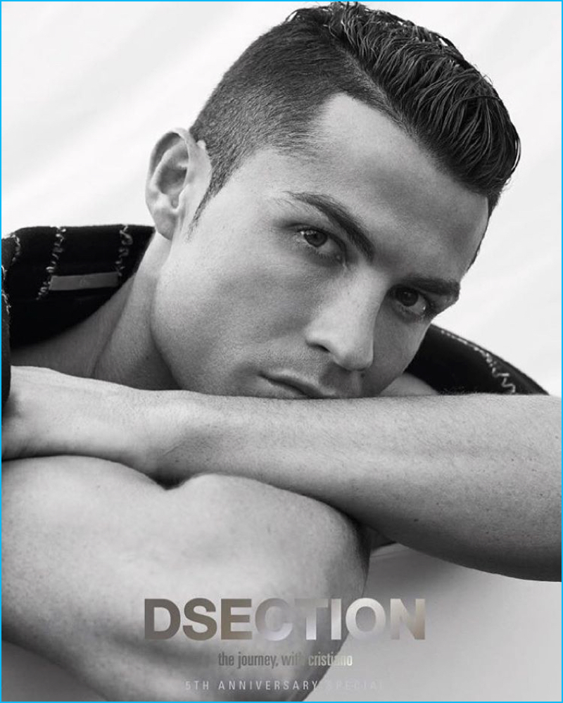 Cristiano Ronaldo covers DSection's fifth anniversary book.