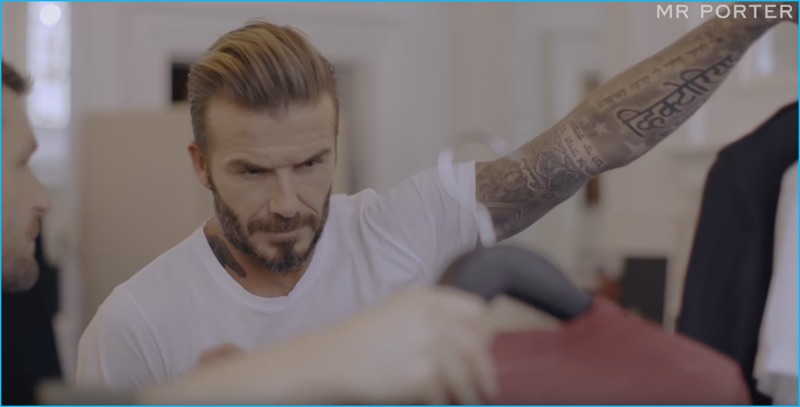 David Beckham connects with Mr Porter to discuss Kent & Curwen's latest collection.