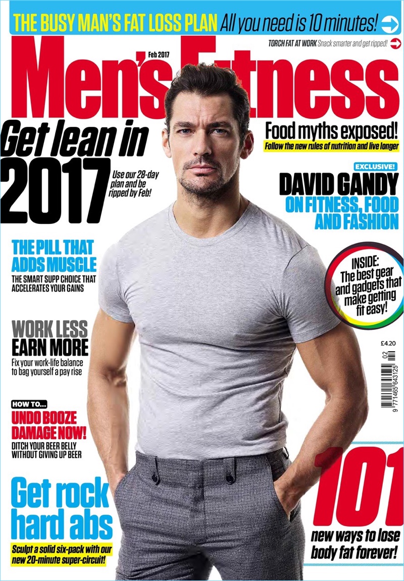 David Gandy 2016 Mens Fitness Cover