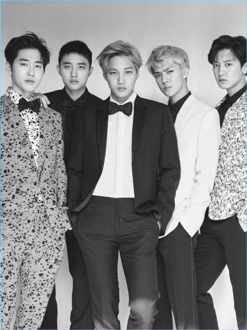  EXO  L Uomo Vogue December 2022 Cover Photo  Shoot 