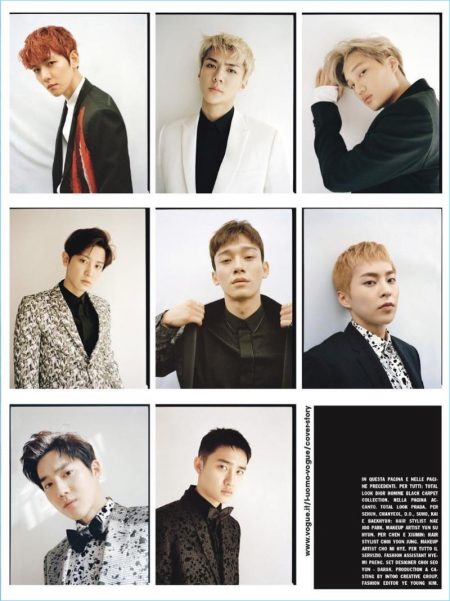 EXO 2016 LUomo Vogue Photo Shoot 011