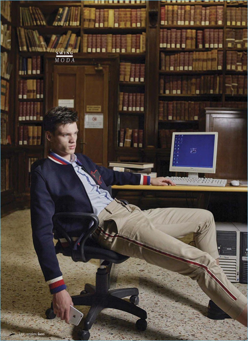 Filip Hrivnak 2016 GQ Mexico Gucci Editorial 002