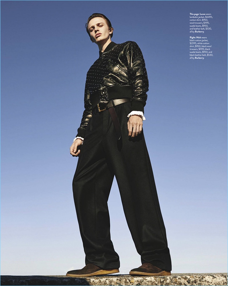 GQ Australia 2016 Burberry Editorial