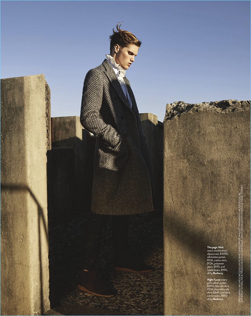 » British Boys: Burberry is Front & Center for GQ Australia GQ Australia 2016 Burberry Editorial 007