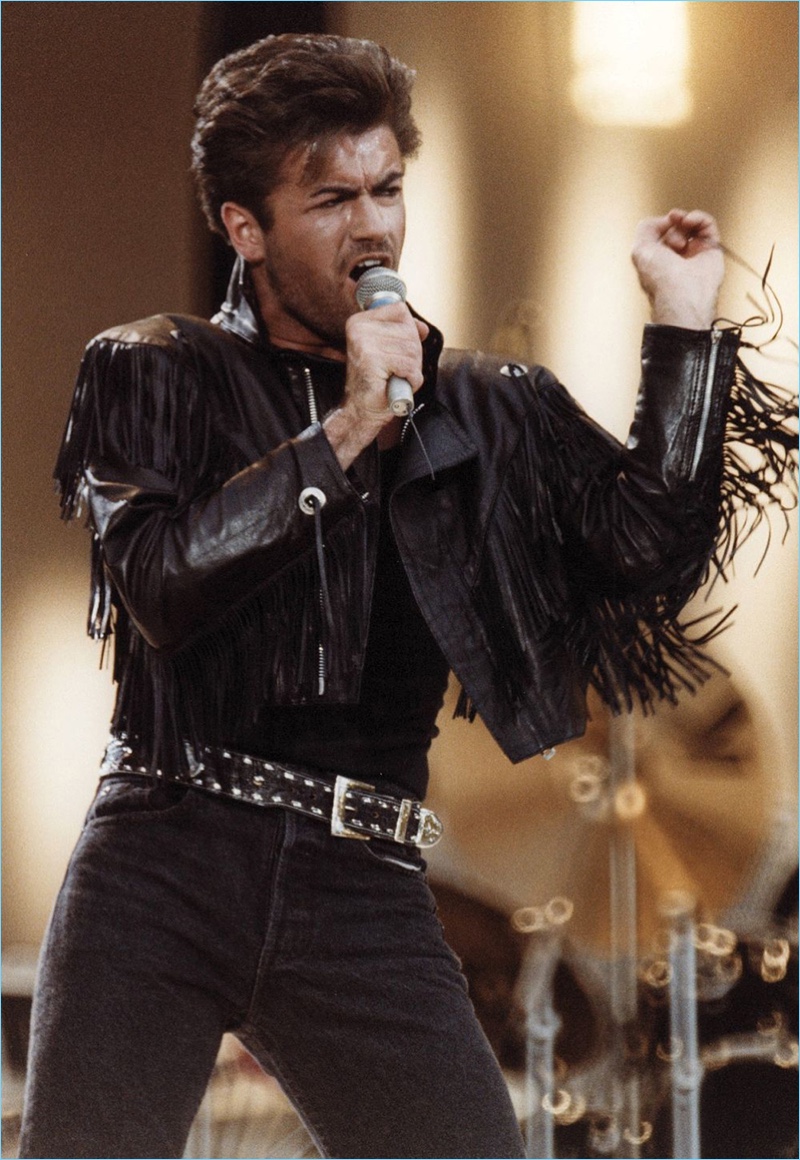 Michael Style The Star's Iconic Leather Jacket & Denim Fashions