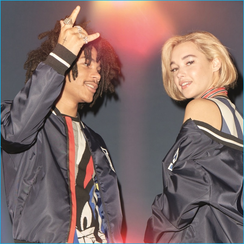 Luka Sabbat joins Sarah Snyder for Iceberg's most recent campaign.