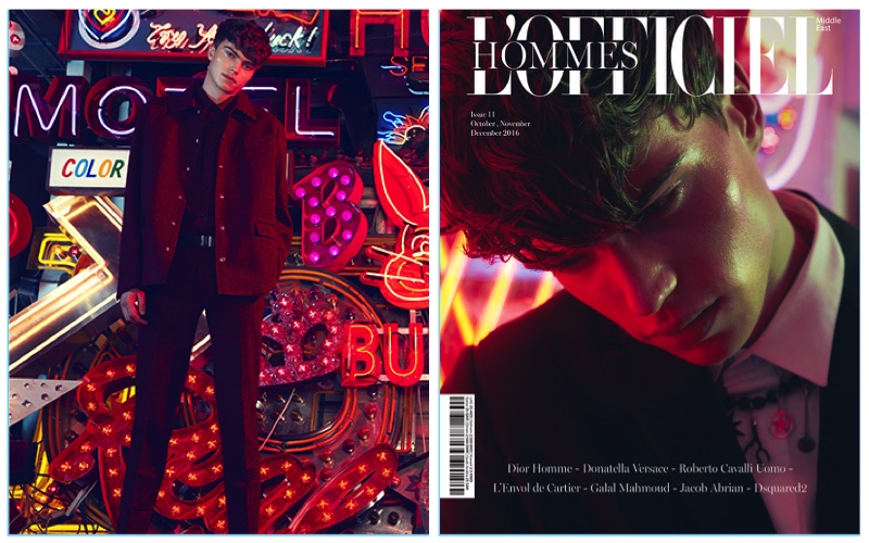 Lofficiel hommes middle east 2016 dior homme cover story
