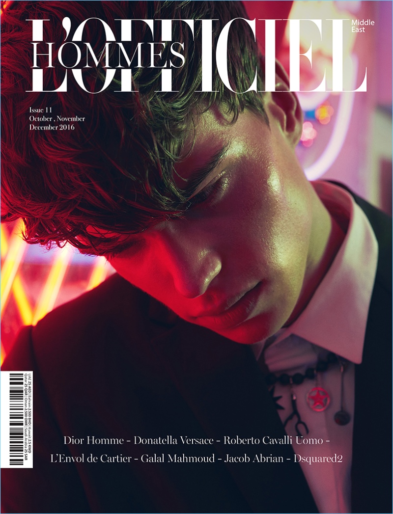 LOfficiel Hommes Middle East 2016 Dior Homme Cover