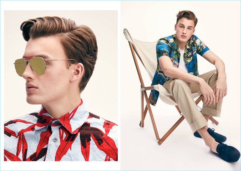 Take a cue from brands such as Just Cavalli and embrace the Hawaiian shirt for spring.