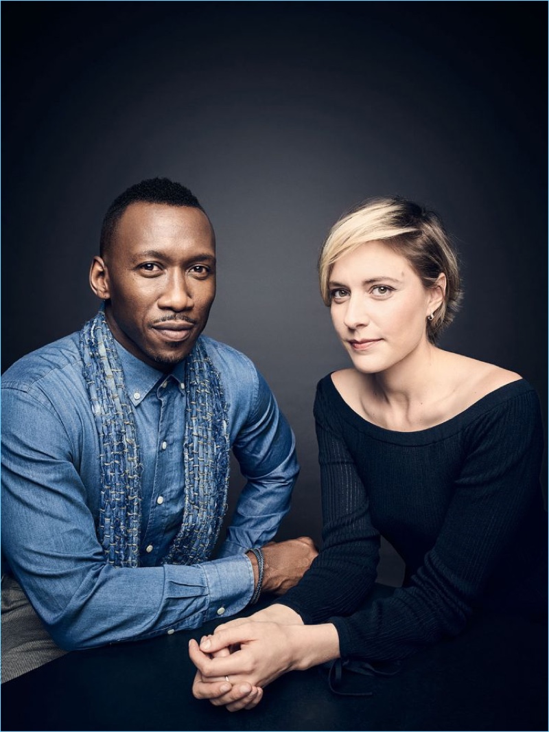 Mahershala Ali Greta Gerwig 2016 Variety Photo Shoot