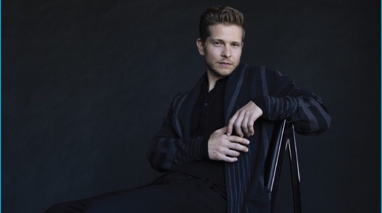 Matt Czuchry Dons Dark Fall Fashions for Haute Living, Dishes on 'Gilmore Girls' Revival
