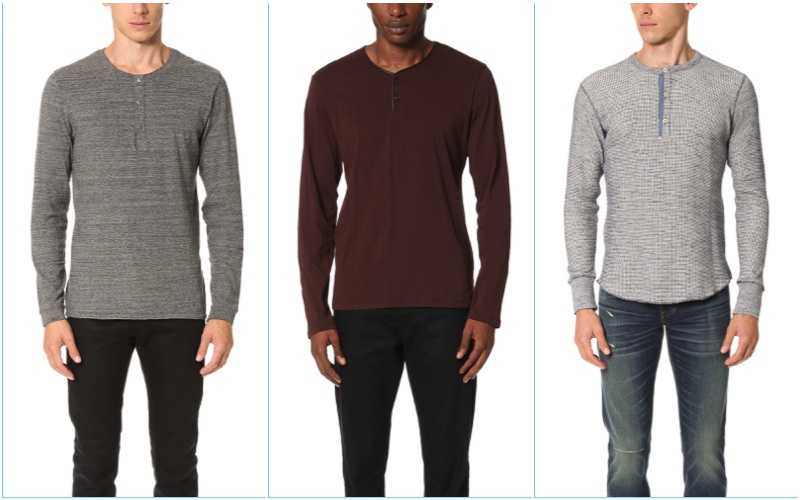 Mens Henley Shirts