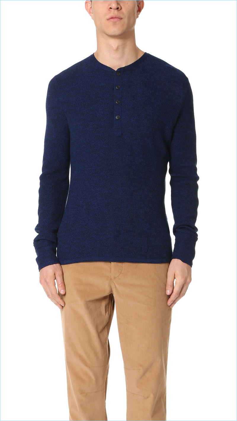 Rag Bone Blue Henley