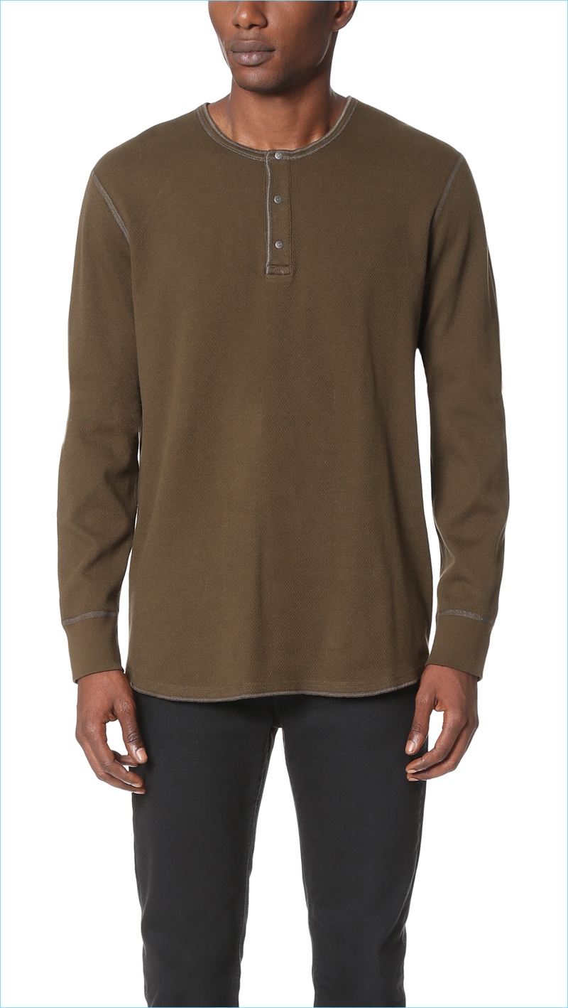 Reigning Champ Olive Henley