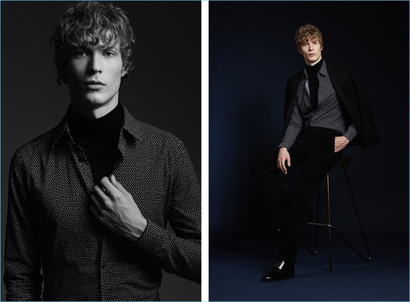 Reiss 2016 Fall Winter Menswear Monochrome Mastered 003