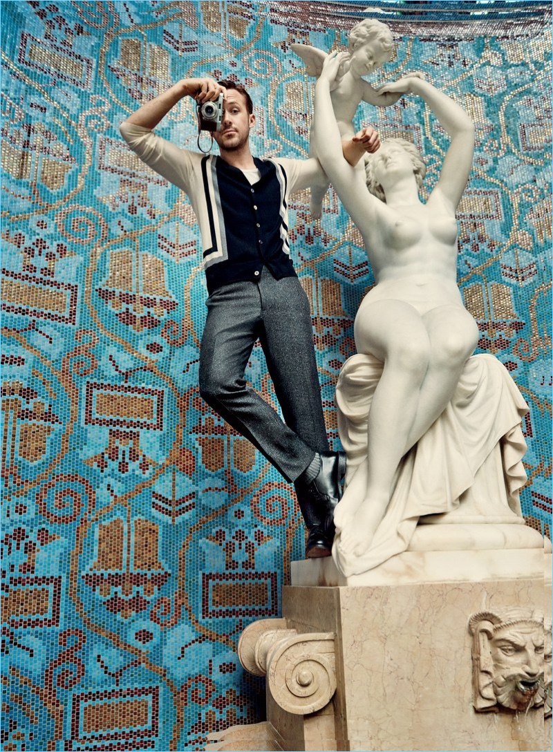 » Ryan Gosling Covers GQ, Talks Drive to Act Ryan Gosling 2016 GQ Photo Shoot 003