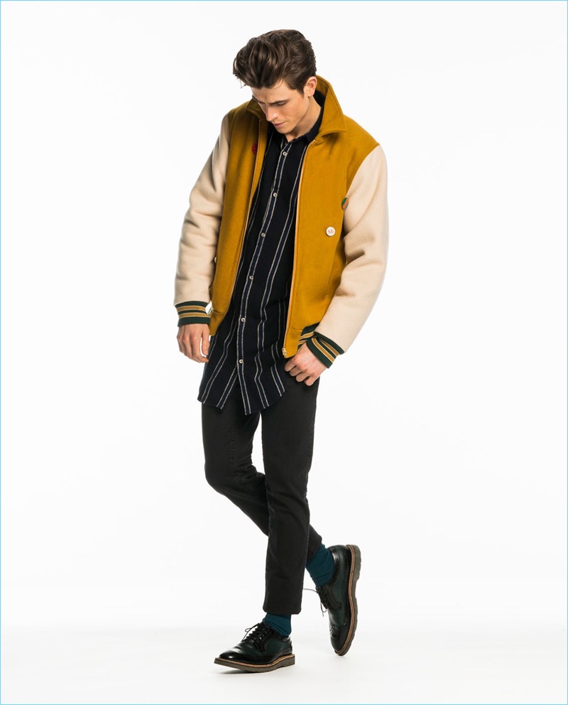 Scotch Soda Wool Varsity Jacket