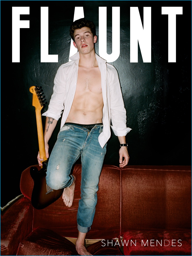Shawn Mendes covers the latest issue of Flaunt magazine.