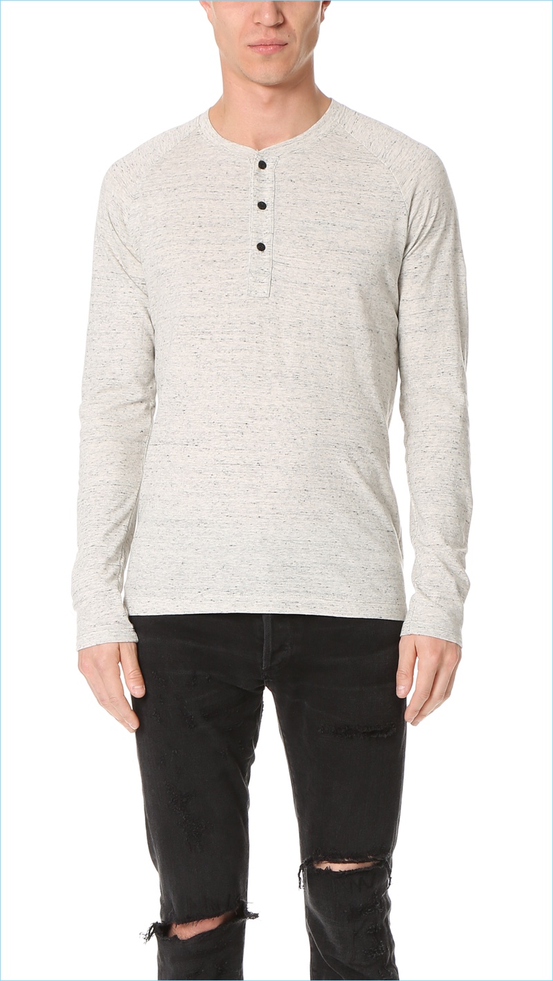 Splendid Mills Slate Henley