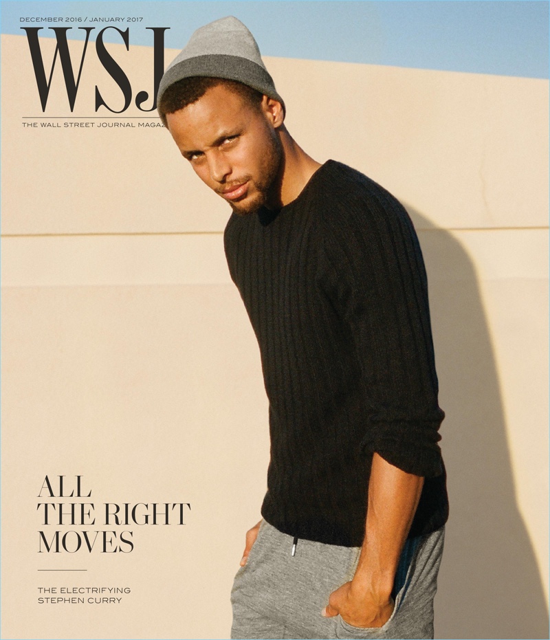 Stephen Curry Sports Under Armour for WSJ. Cover Story – The Fashionisto