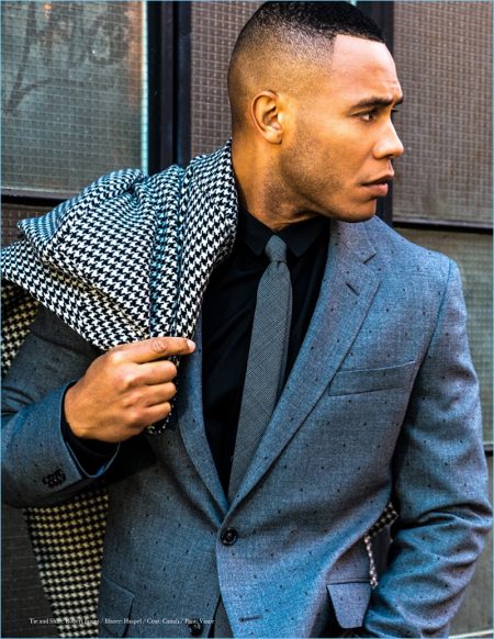 Trai Byers Inspires in Smart Styles for Man of Metropolis - The Fashionisto