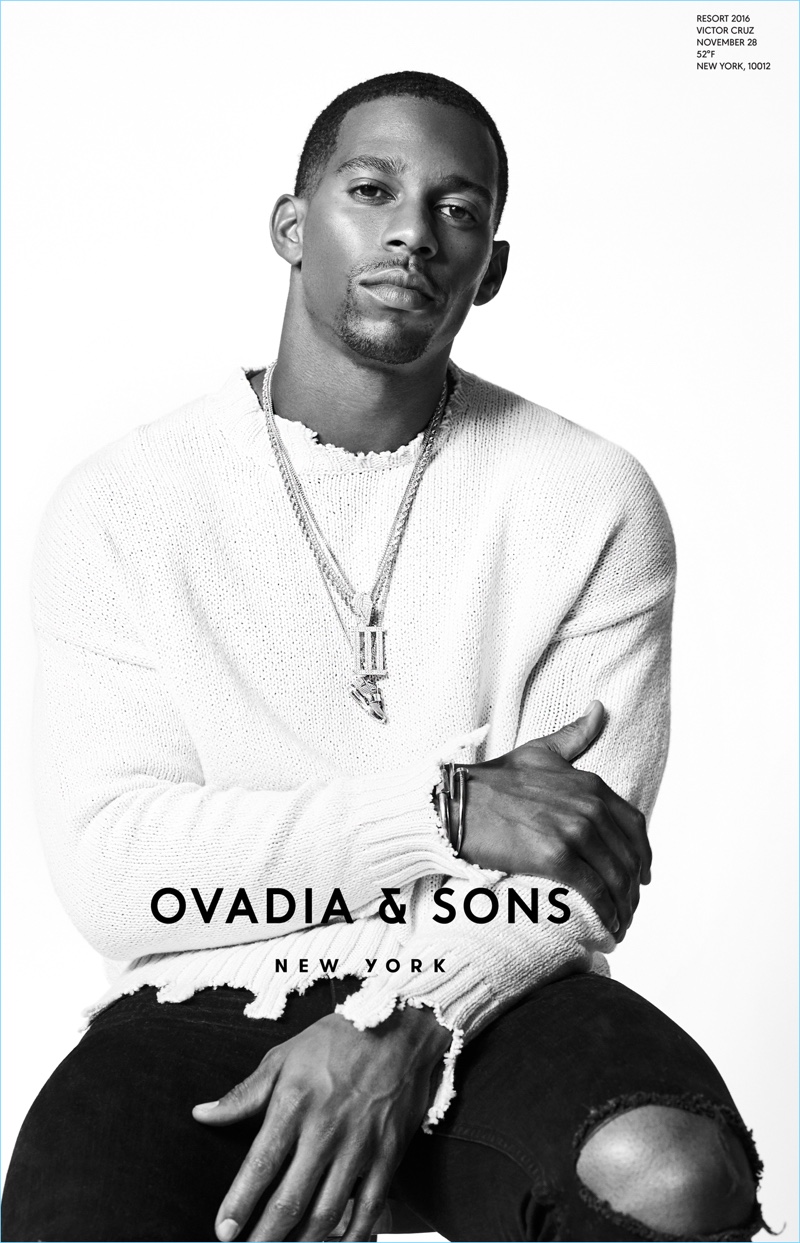 Victor Cruz 2016 Ovadia Sons Resort Campaign 008