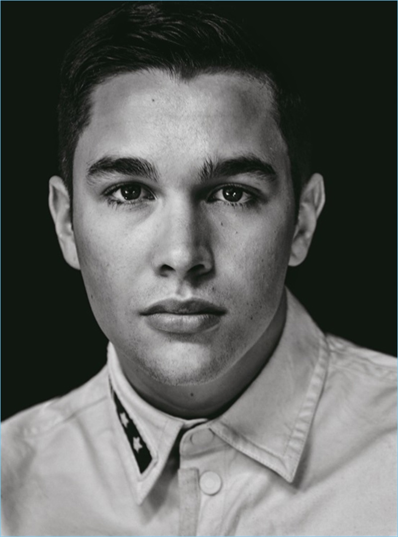 Chris Colls photographs Austin Mahone for L'Uomo Vogue