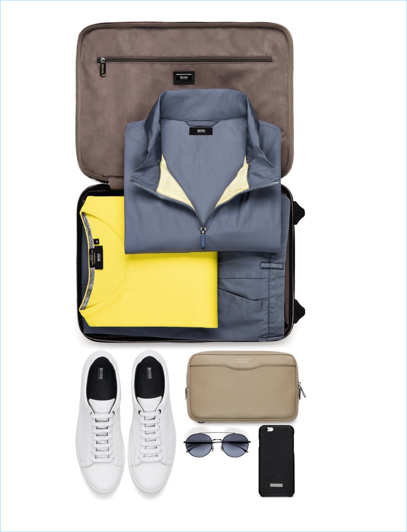 German brand BOSS Hugo Boss packs the perfect essentials with its spring-summer 2017 travel line.